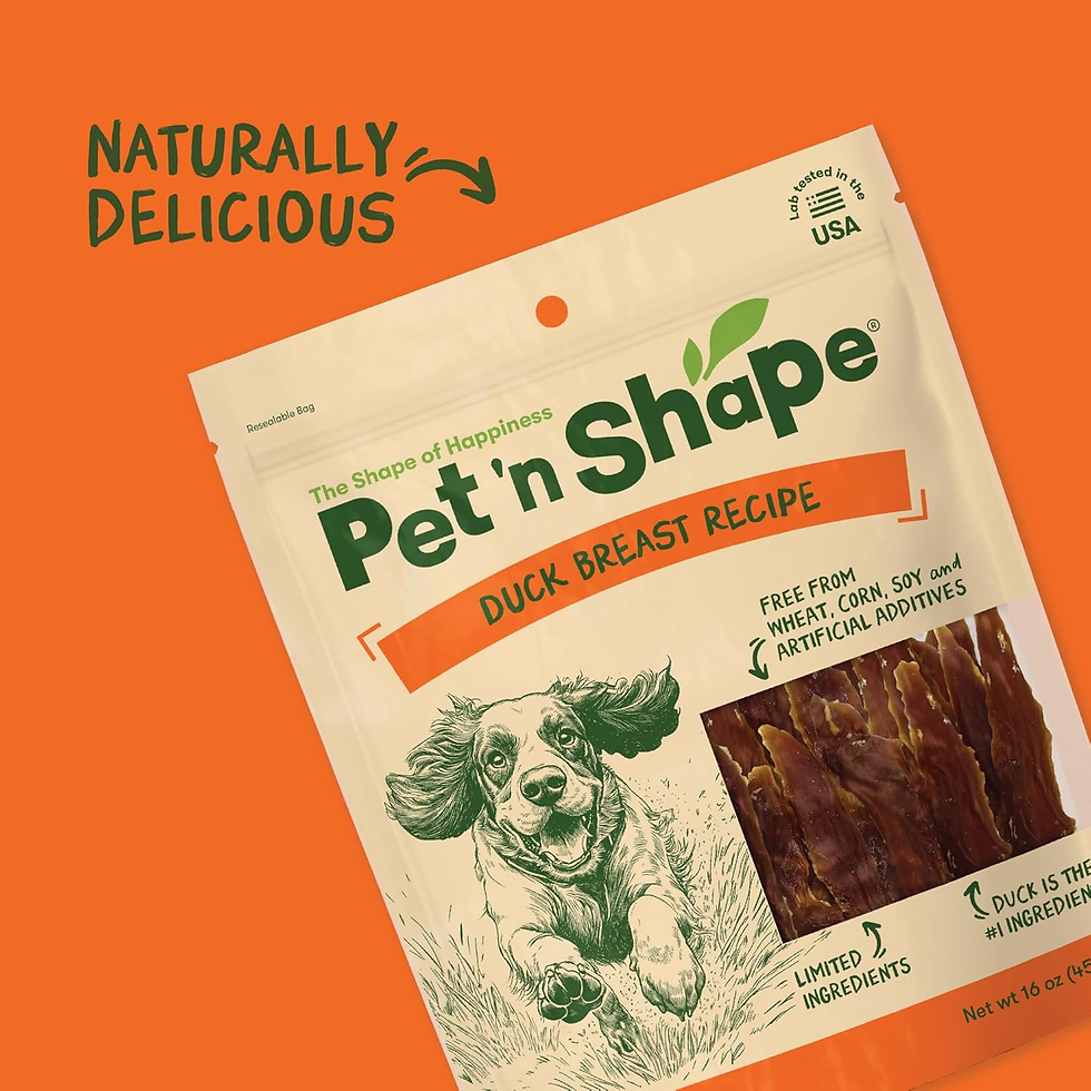 Thumbnail: Gourmet Duck Breast Jerky Treats for Dogs - 16 Oz Pack of Deliciousness!