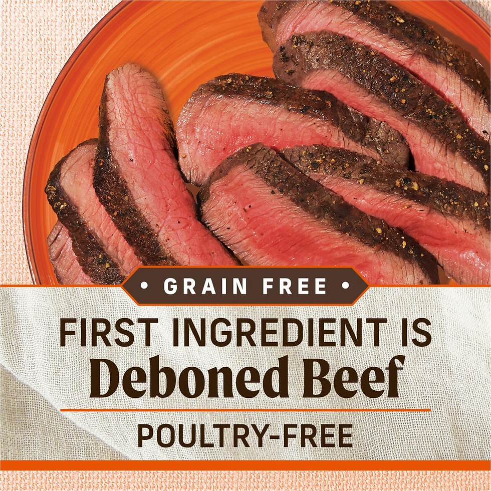 Thumbnail: Premium Grain-Free Dry Dog Food for Small Dogs with Beef & Sweet Potato 20 lb