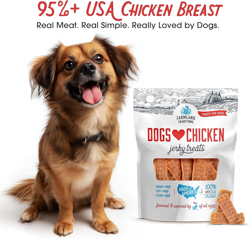 Thumbnail: All-Natural Pure Chicken Jerky Treats for Dogs - 3 Lb Bag, No Fillers!