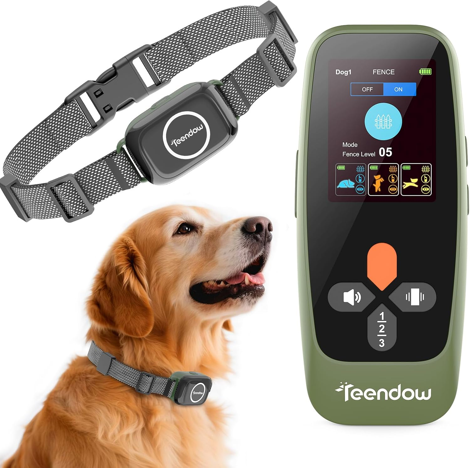 Ultimate Wireless Dog Fence + Rechargeable Training Collar – Waterproof & Safe!