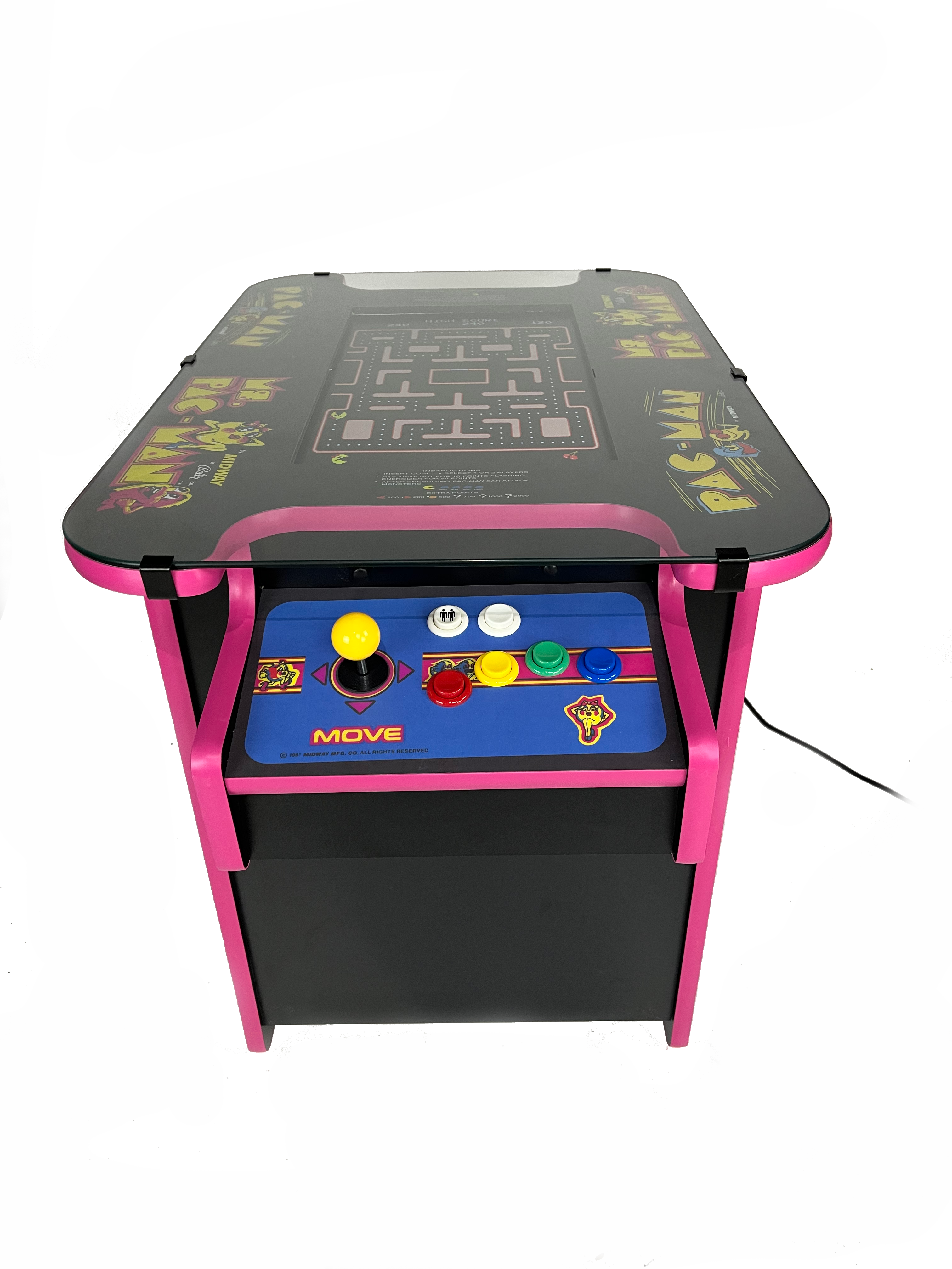Two Sided Ms Pacman / Pacman Cocktail Arcade! With Upto 516 Retro Classic  Games! | ArcadeImagination
