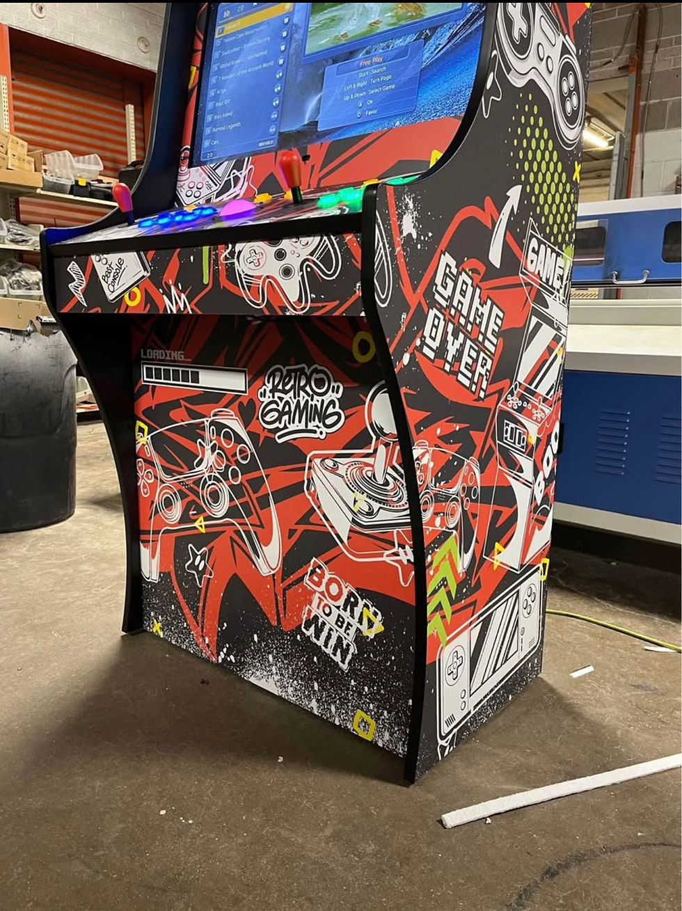 Thumbnail: Two Player Full-Sized Upright Red Gen Dual Light Guns + 10,125 Games