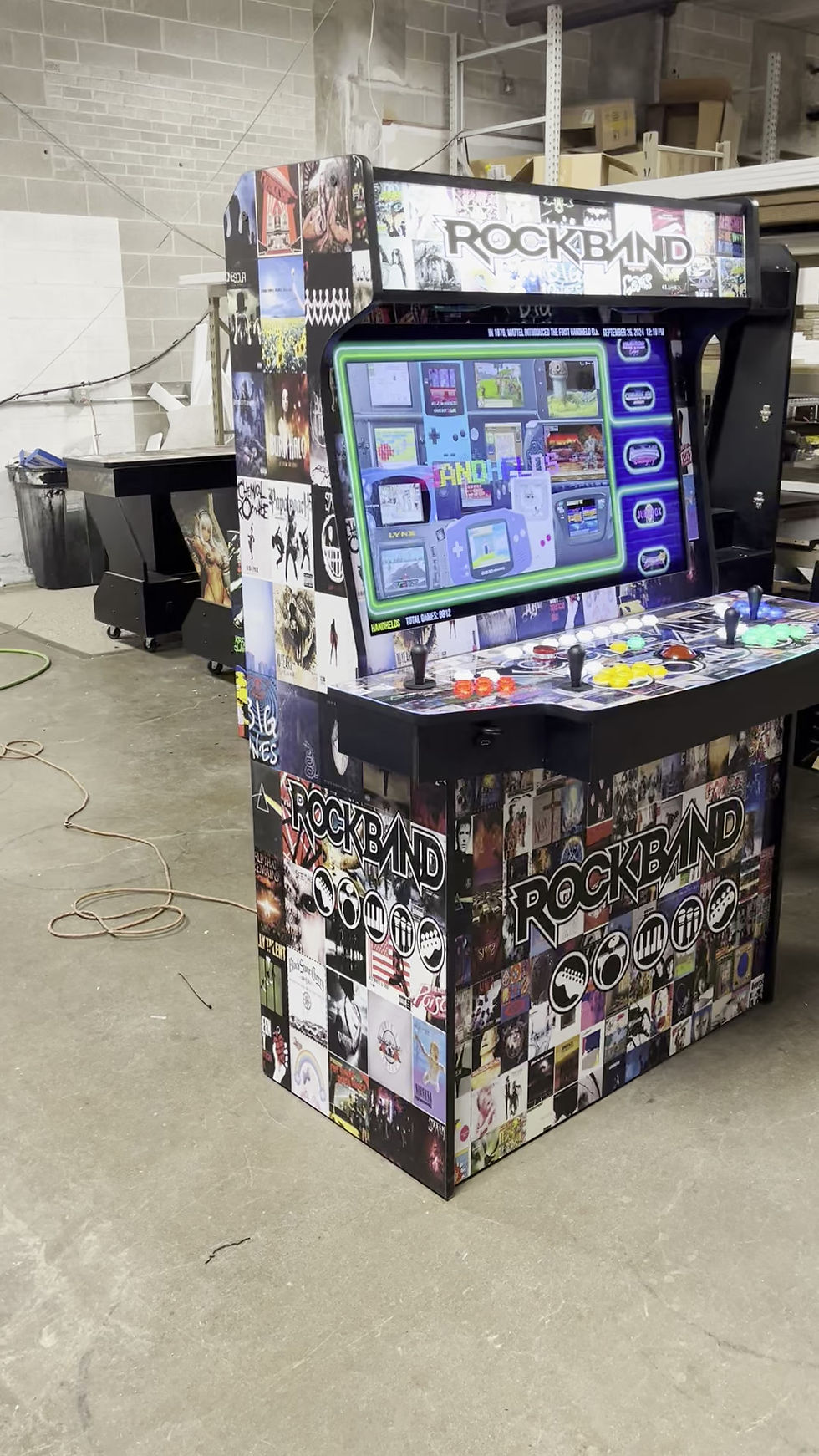 Thumbnail: RockBand Fully Loaded 4 Player Upright 43" Monitor!