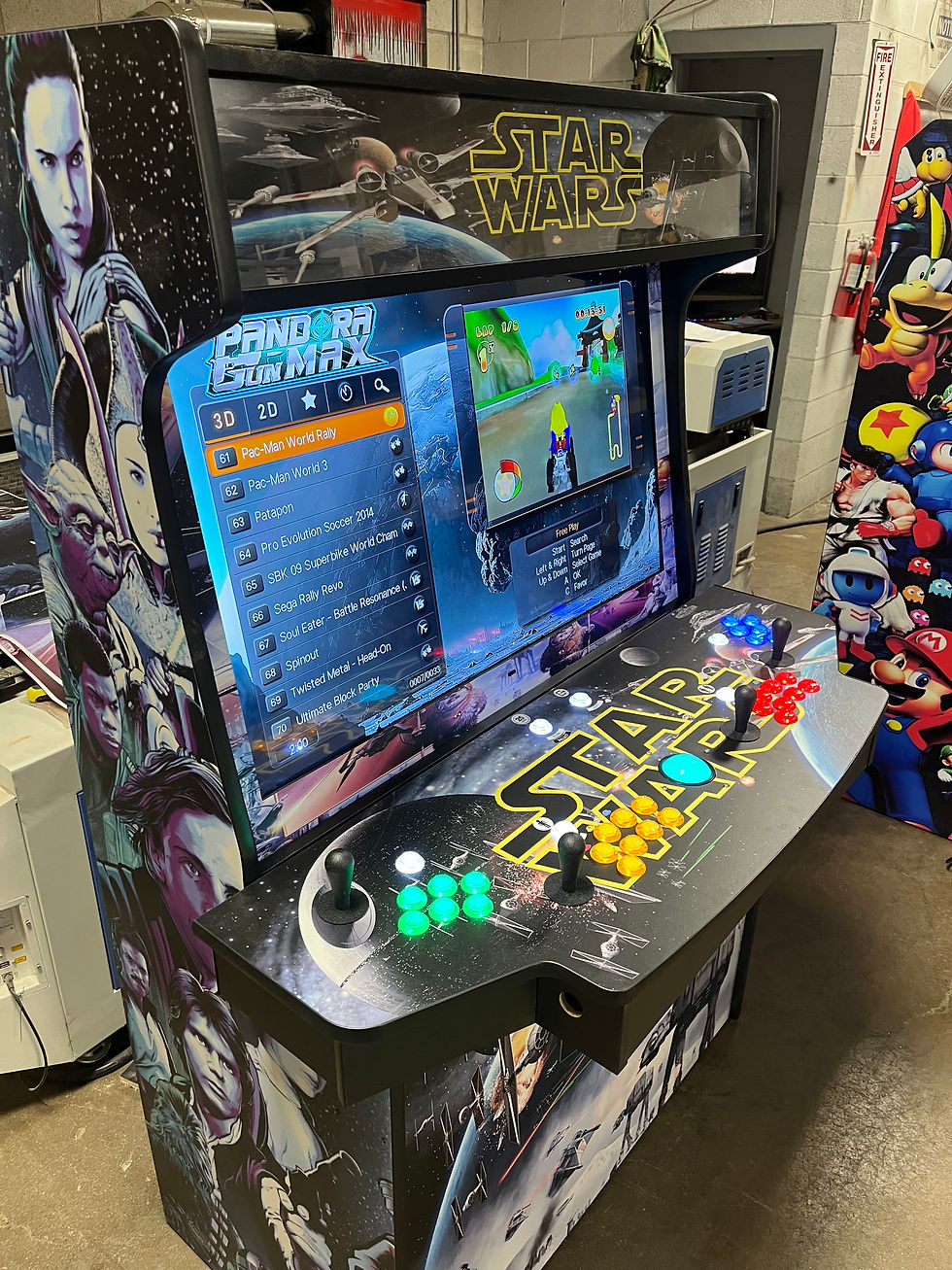 Thumbnail: Four Player Full-Sized Upright (Star-Wars) with 10,000 Games