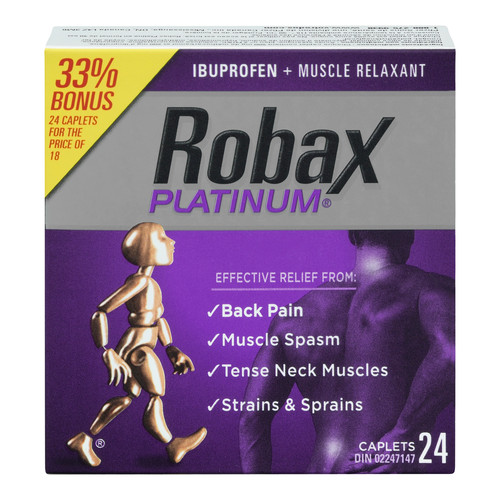 Robat Rx Robax Platinum 24 caplets | Belmont Drugs