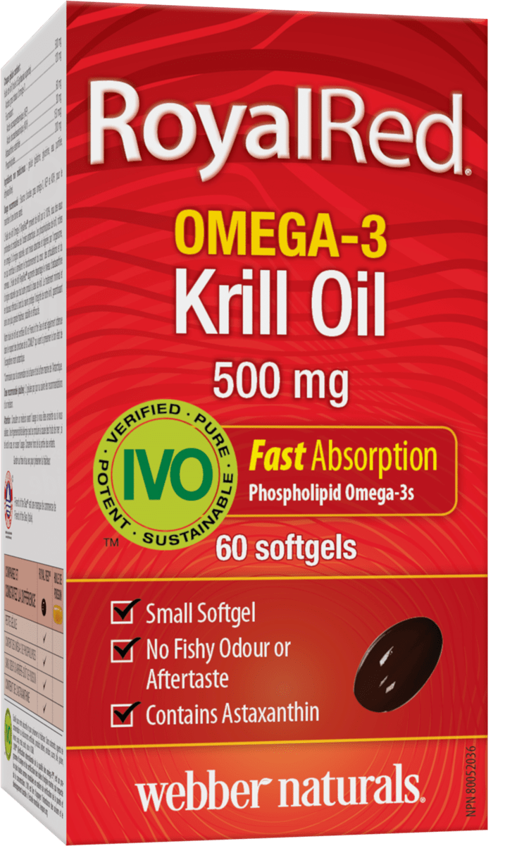 oyal Red® Omega-3 Krill Oil 500 mg 60 Softgels