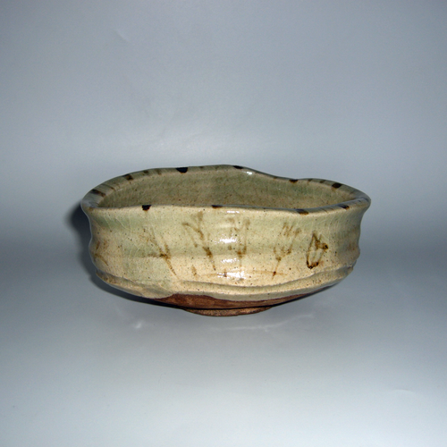 ♥志野織部　茶碗　在印　桐箱付き　志野　織部　骨董品 ♥志野 茶碗 在銘 桐箱付き 骨董品