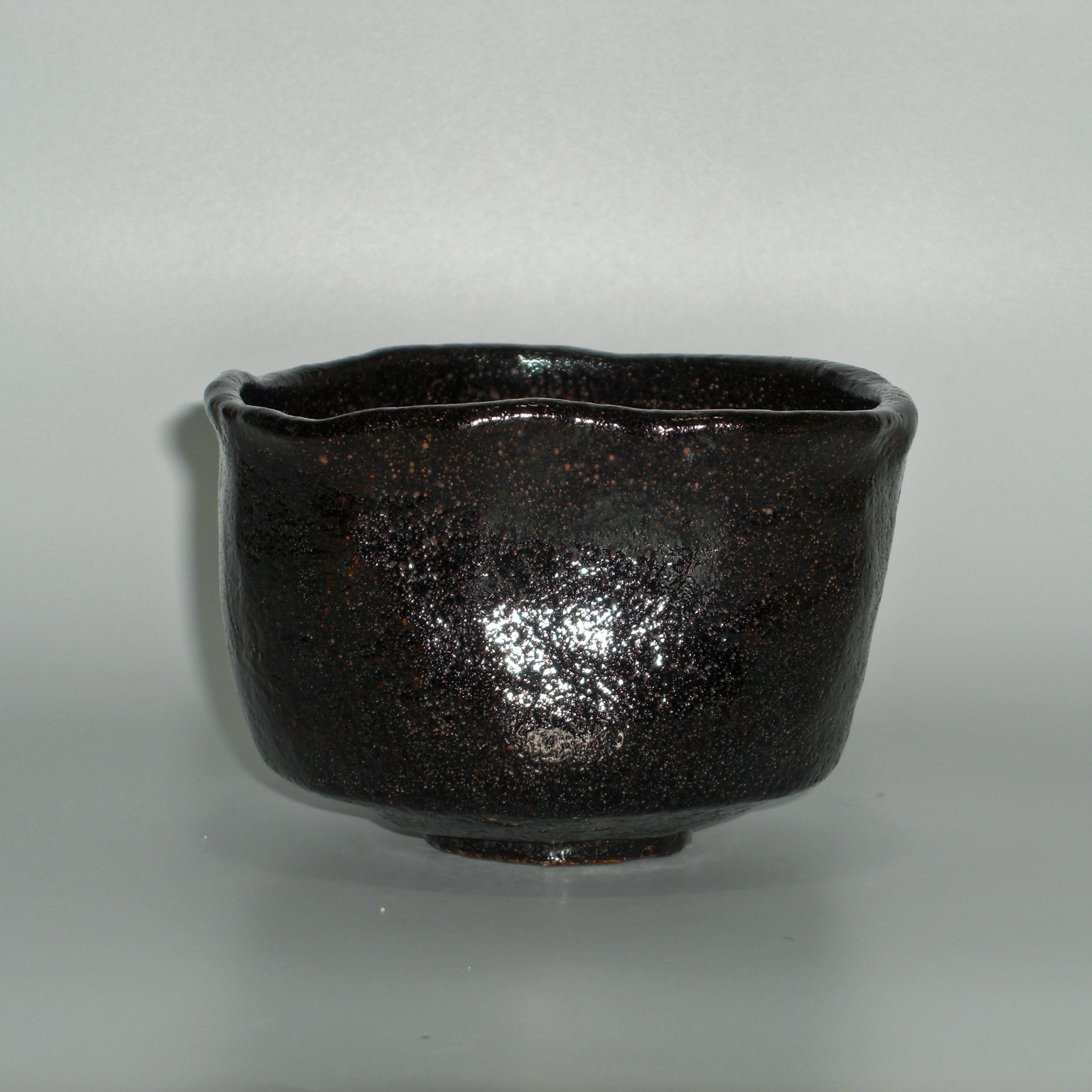 光悦黒茶碗「銘 烏帽子」