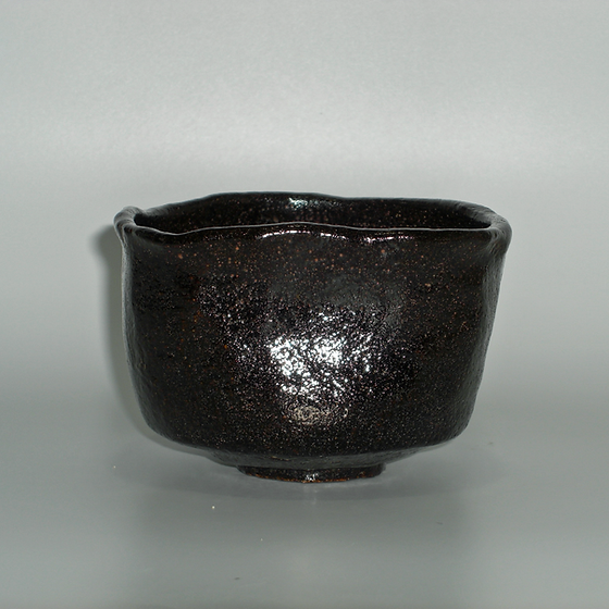 光悦黒茶碗「銘 烏帽子」 | 美術 青丹洞