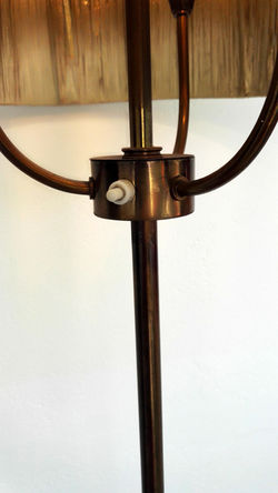 Lampe tripode trois branches vintage