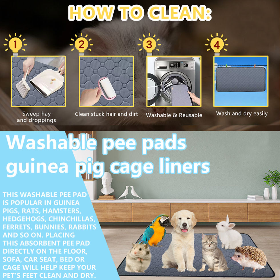 Thumbnail: Guinea Pig Cage Lining Washable Guinea Pig Skin Pad Reusable and Non slip Urinar