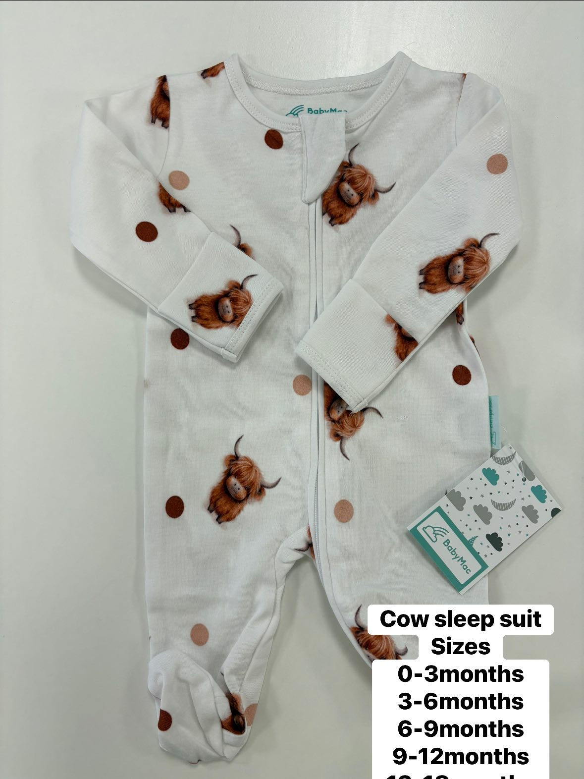 Highland Cow Sleepsuit