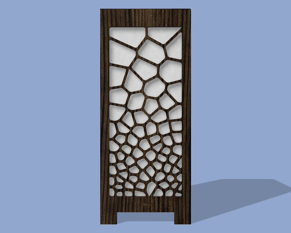 Thumbnail: Veronoi Pattern Walnut Litebox