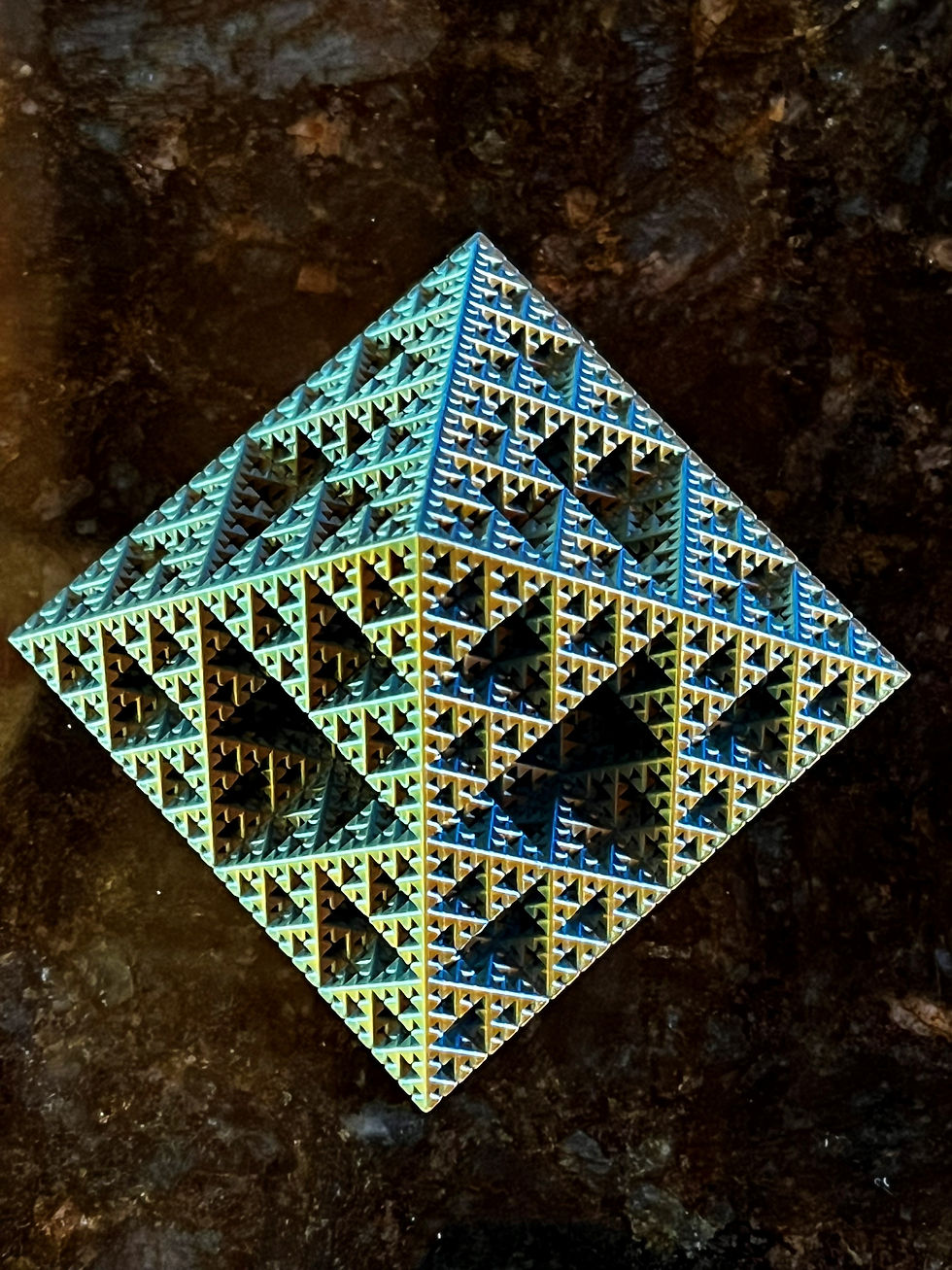 Thumbnail: 3D Printed Fractal Pyramid