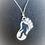 Thumbnail: Bigfoot "Believe" Engraved acrylic Necklace with Hemp Chord
