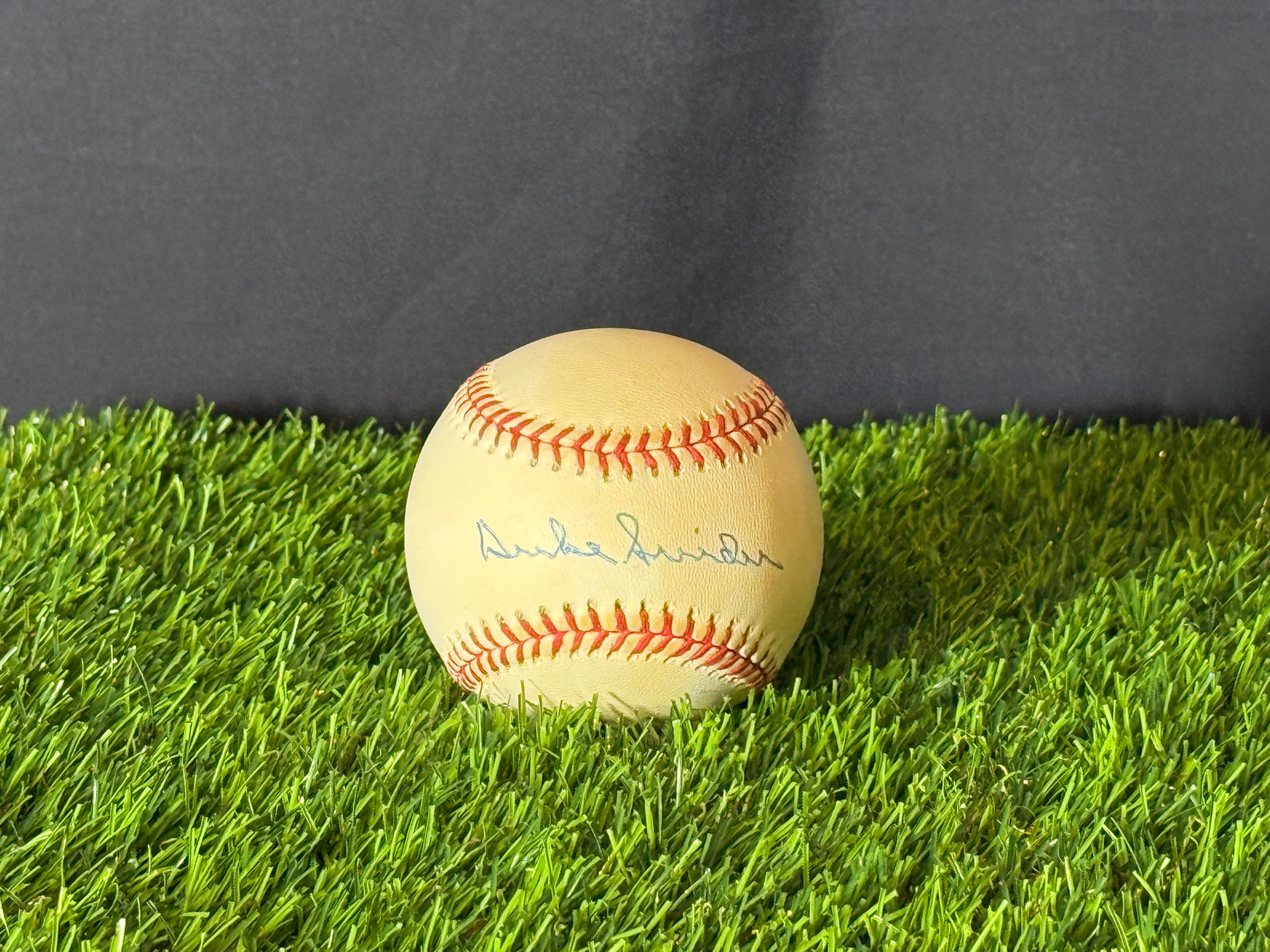Brooklyn Dodgers Duke Snider Autographed Baseball
