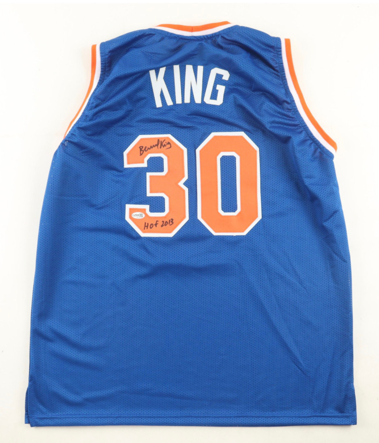 New York Knicks Bernard King Autographed Jersey