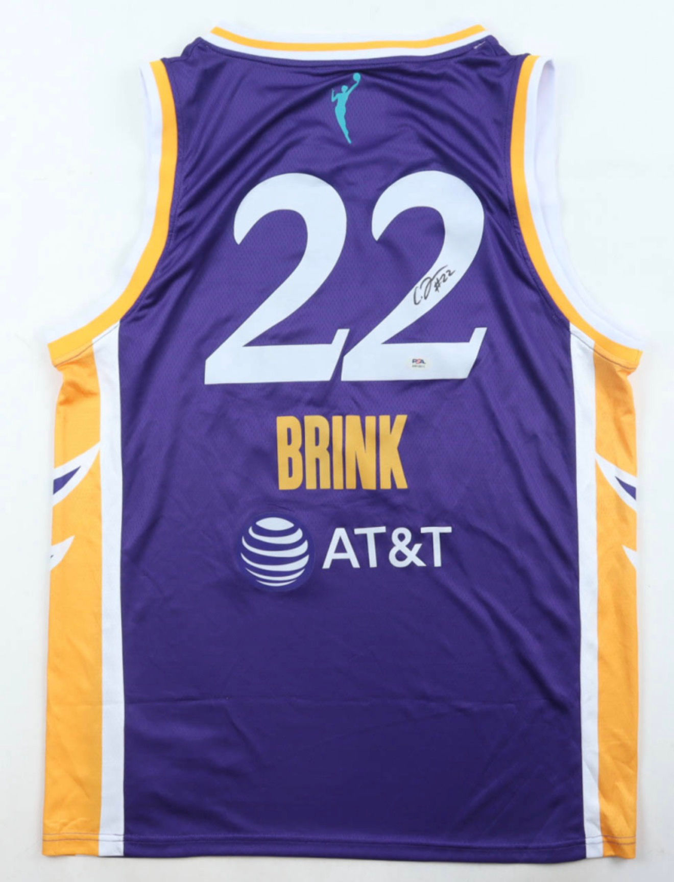 Los Angeles Sparks Cameron Brink Nike Autographed Jersey