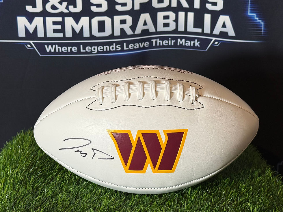 Thumbnail: Washington Commanders Jayden Daniels Autographed Football 