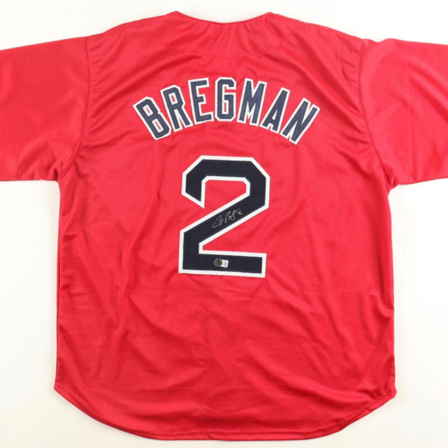Boston Red Sox Alex Bregman Autographed Jersey