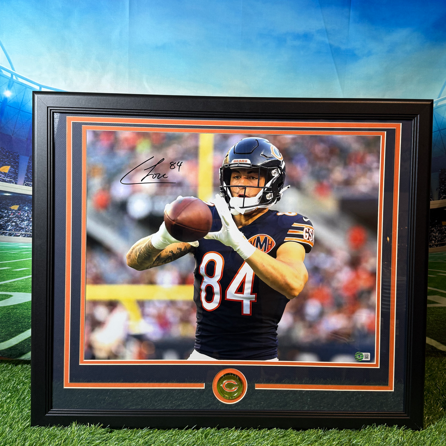 Chicago Bears Colston Loveland Framed 20 x24 Photo
