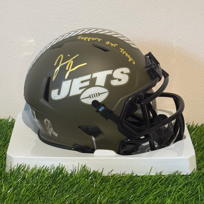 Jermaine Johnson II Salute To Service Jets Mini Helmet