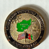 Miami Heat Operation Enduring Freedom Challenge Coin, view 2