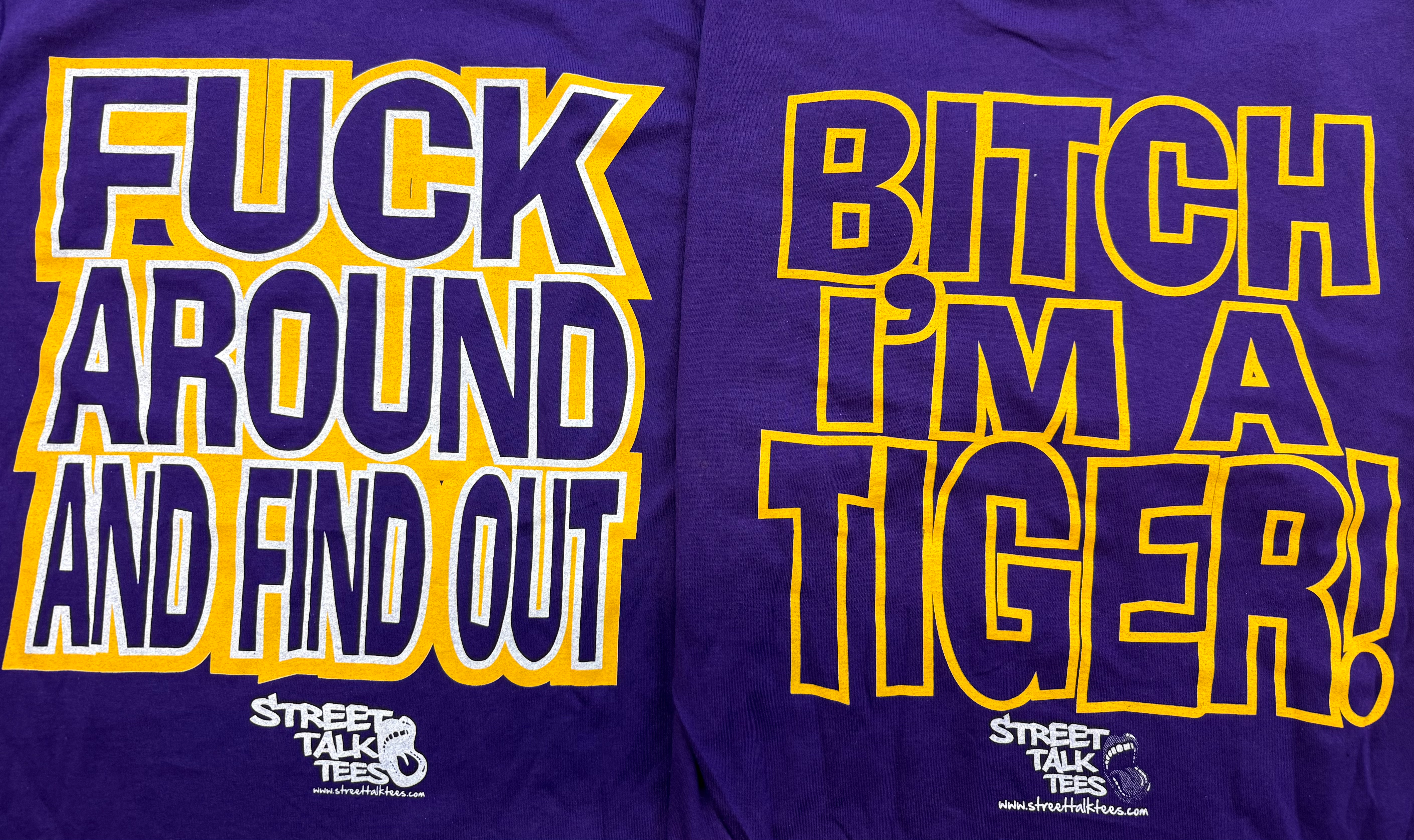 FAFO BITCH IM A TIGER PURPLE