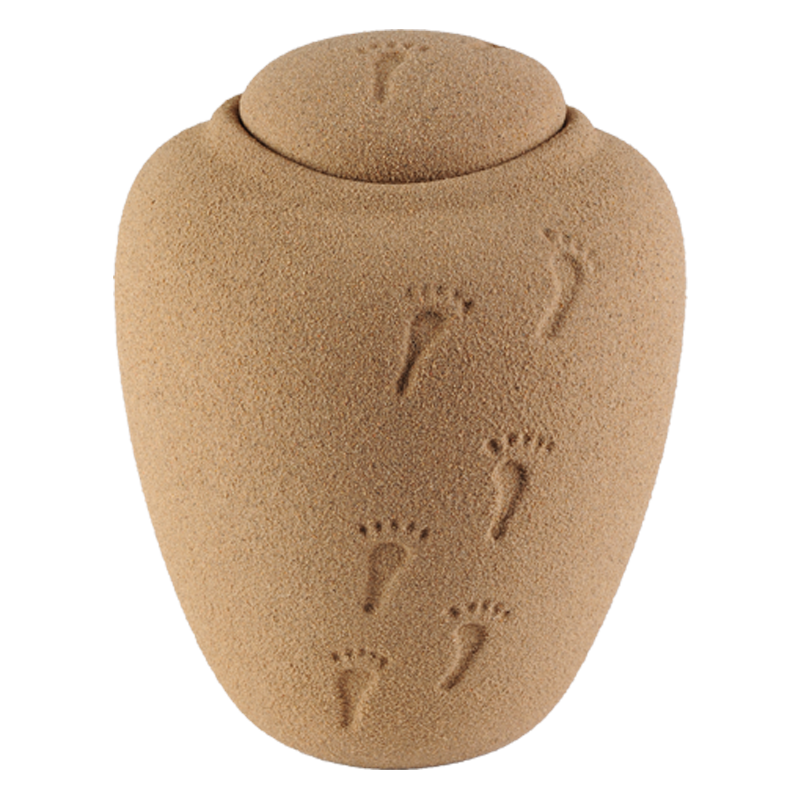 Thumbnail: Ocean Quartz Footprints-Urn