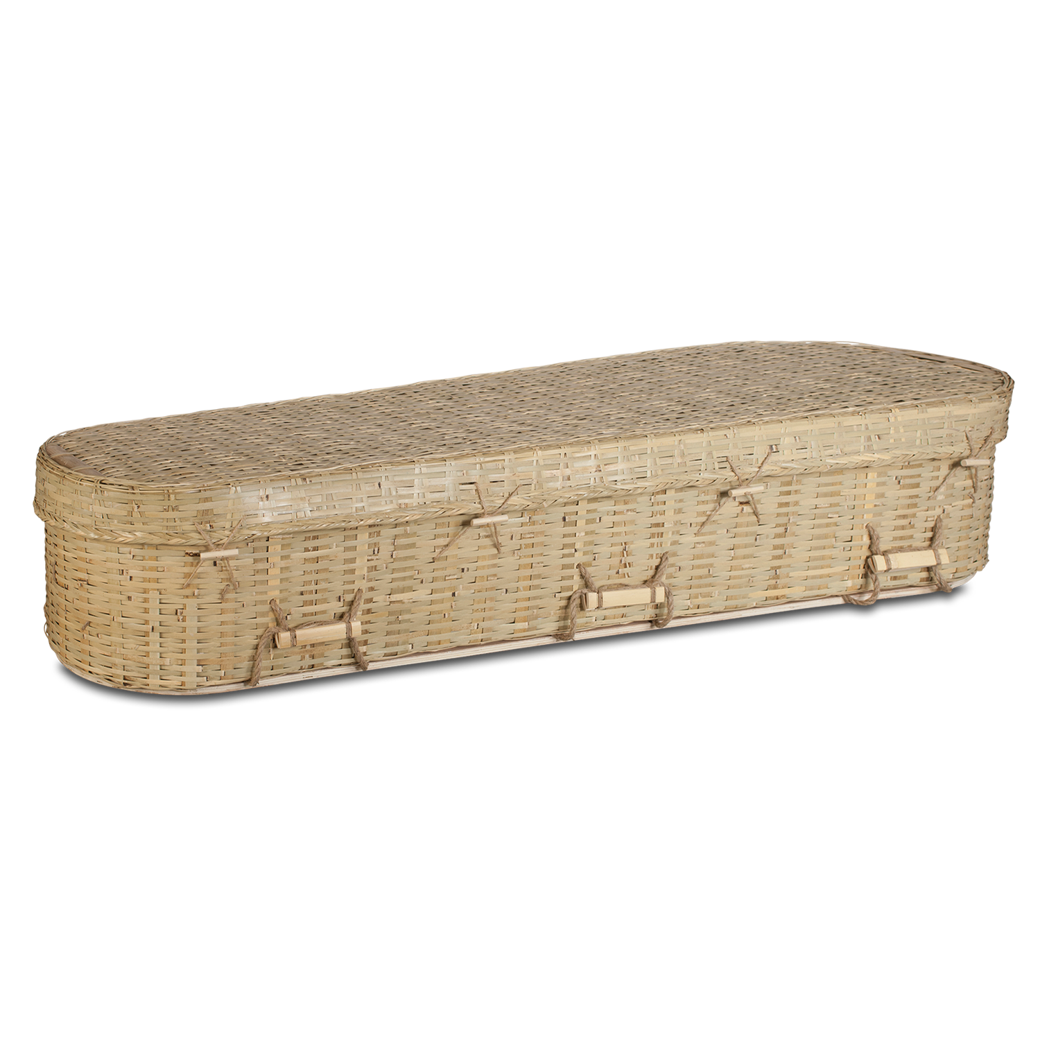 Rotan Eco Rond uitvaartmand