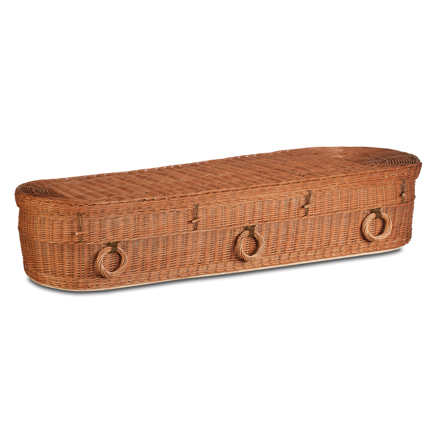 Bamboe Eco Rond uitvaartmand