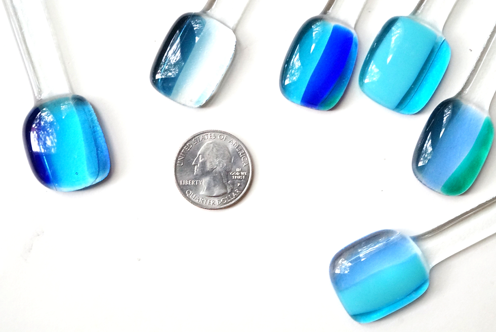 Thumbnail: Swizzle Sticks, Blue Stripes