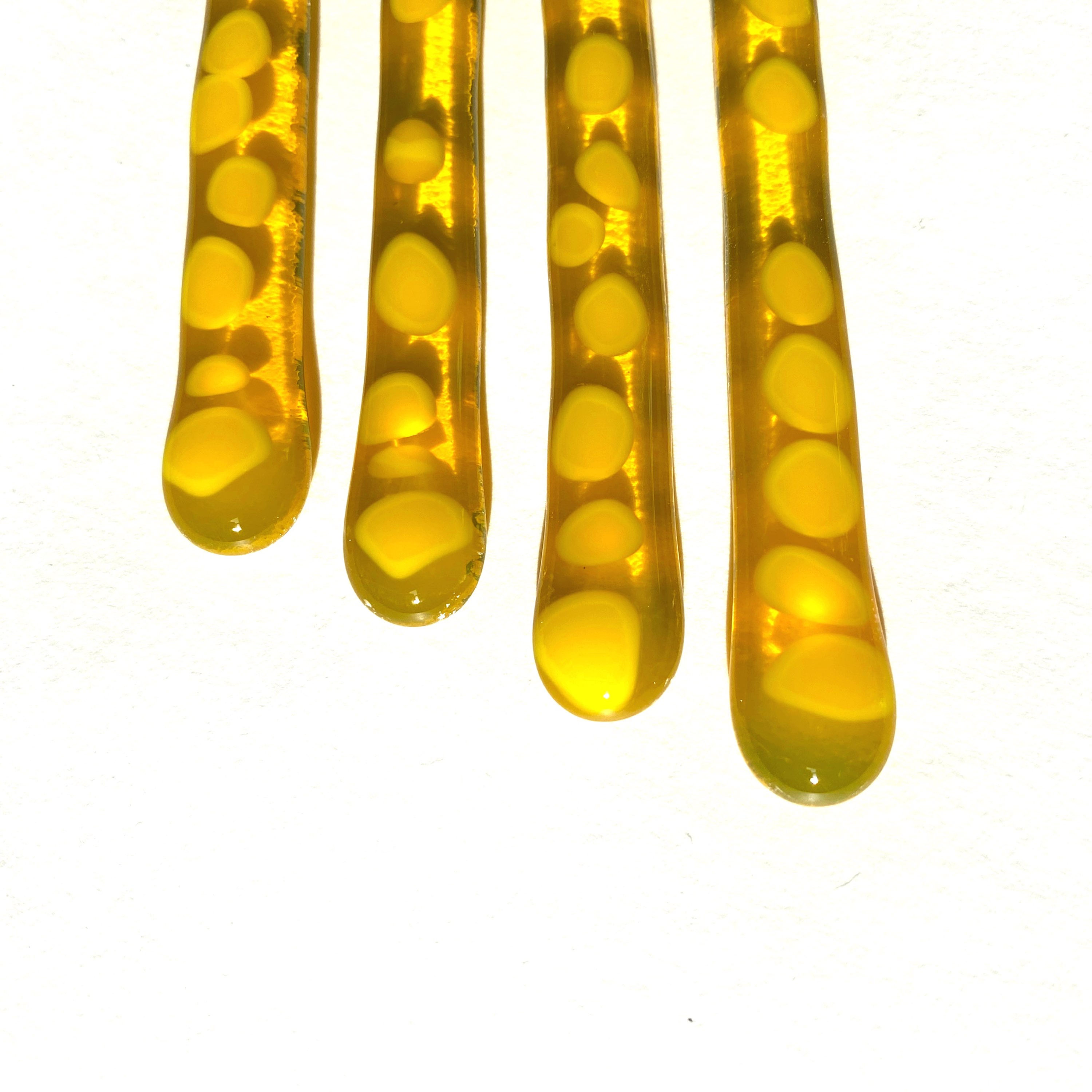 Swizzle Sticks, Yellow Dots