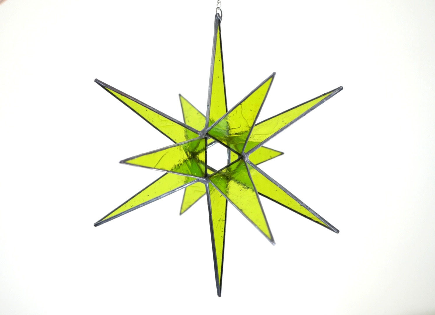Moravian Star, Lime Green