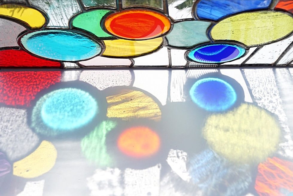 Fused glass and stained glass by Laura Koss