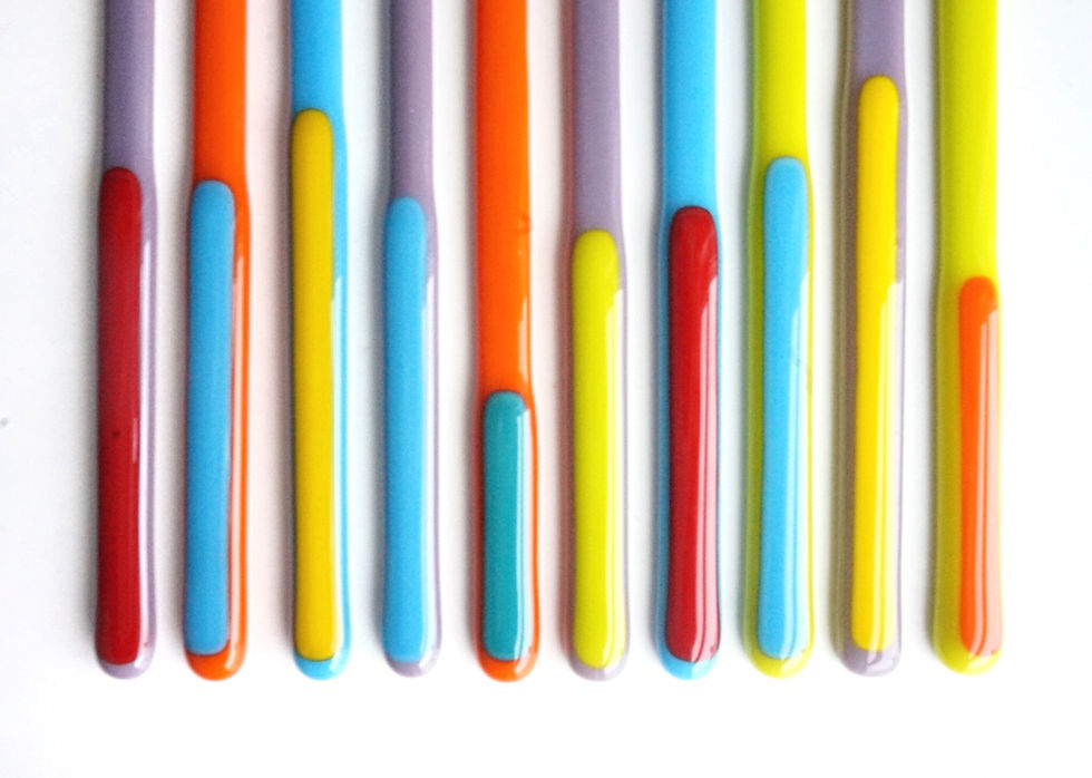 Thumbnail: Swizzle Sticks, Multicolored Stripes
