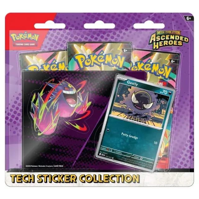 Thumbnail: Pokemon - Mega Evolution - Ascended Heroes - Tech Sticker Collection