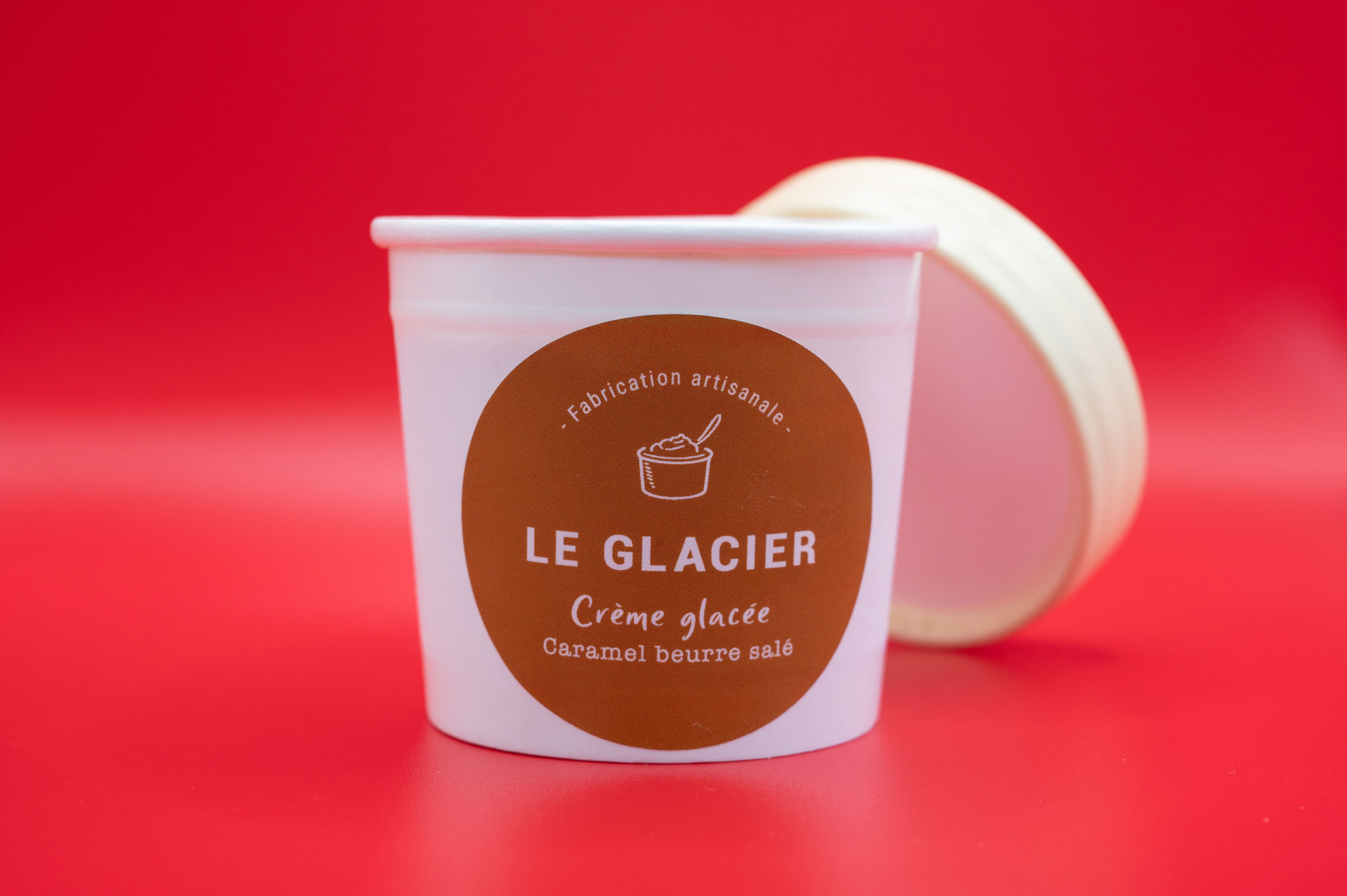 Crème Glacée Caramel au beurre salé - Pot Family (à partager)