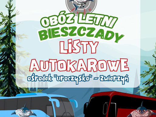 Listy autokarowe - Bieszczady 2026