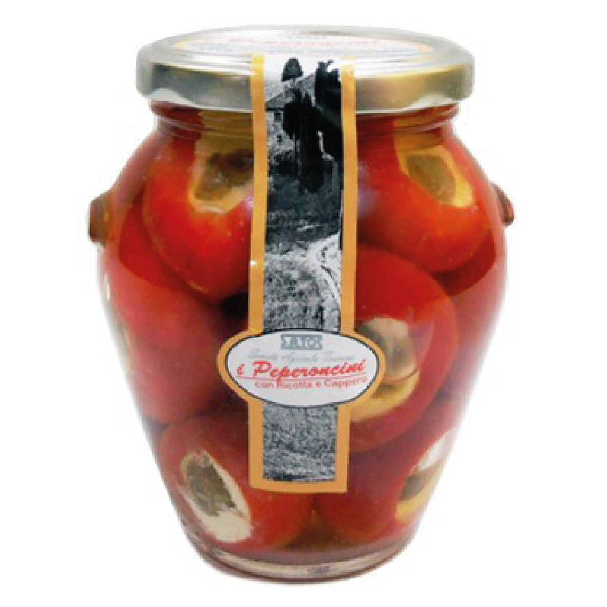 SATOS PEPERONCINI RIP.RICOTTA/CAPPERI GR.314 / Quantité 6