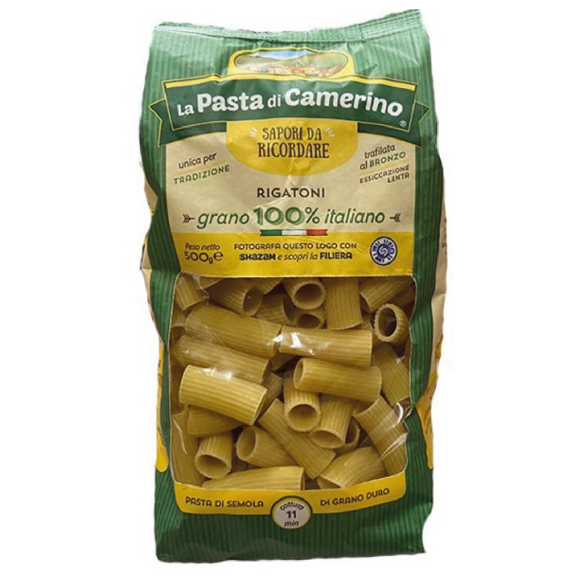 CAMERINO PASTA SEMOLA RIGATONI GR.500 / Quantité 12