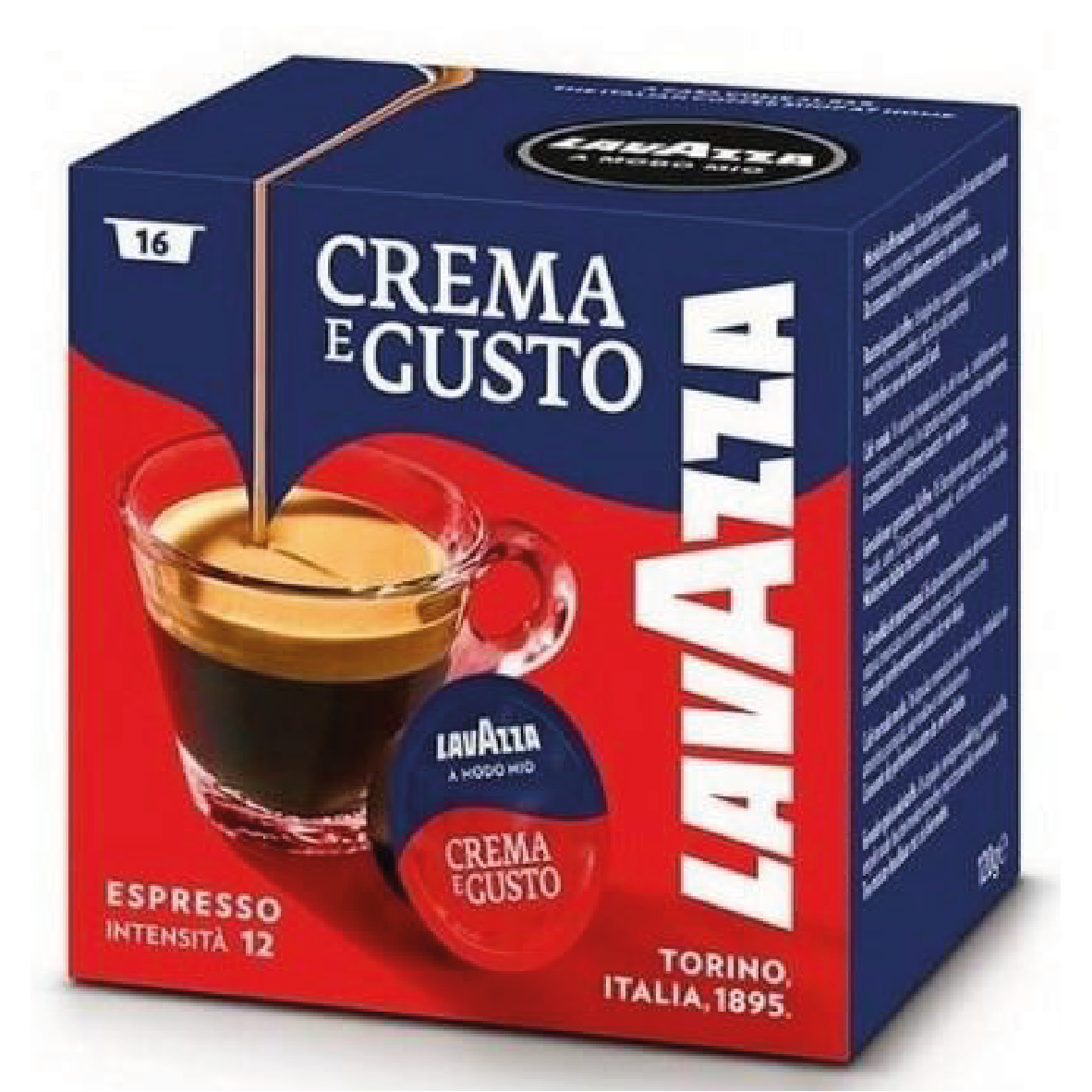 LAVAZZA A MODO MIO CREMA GUSTO CAPS.X16 / Quantité 16