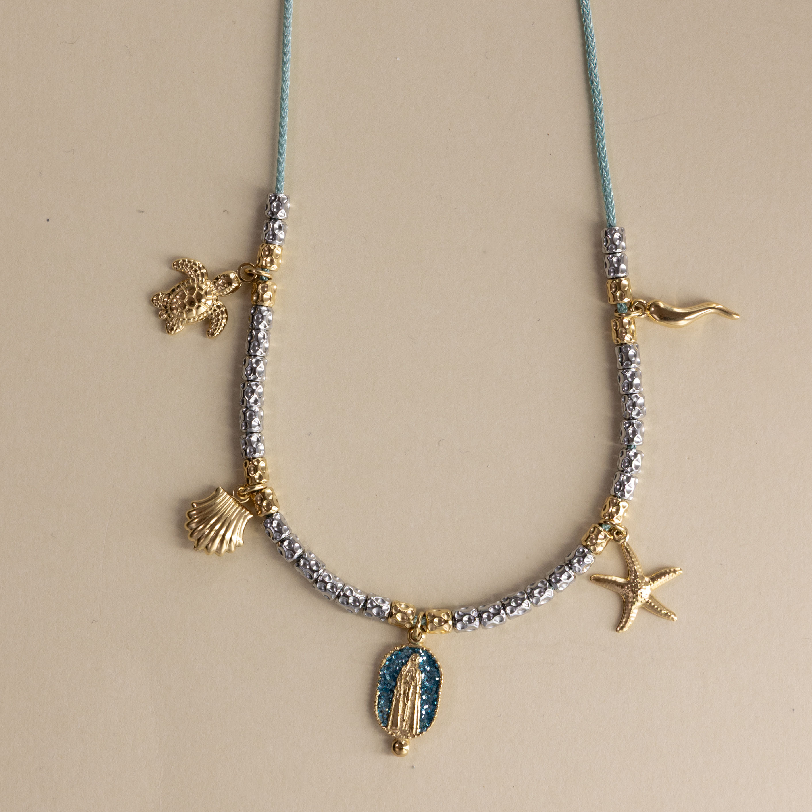 Collier Palombaggia Madone Turquoise