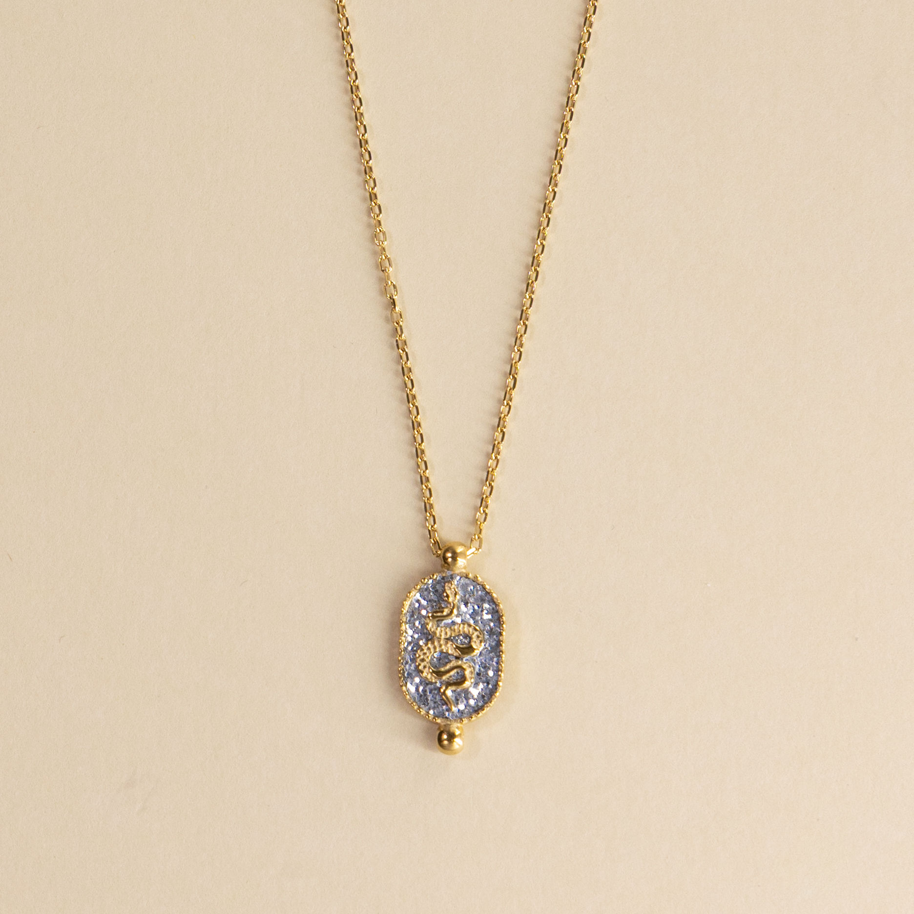 Collier Santa Giulia Serpent Argent