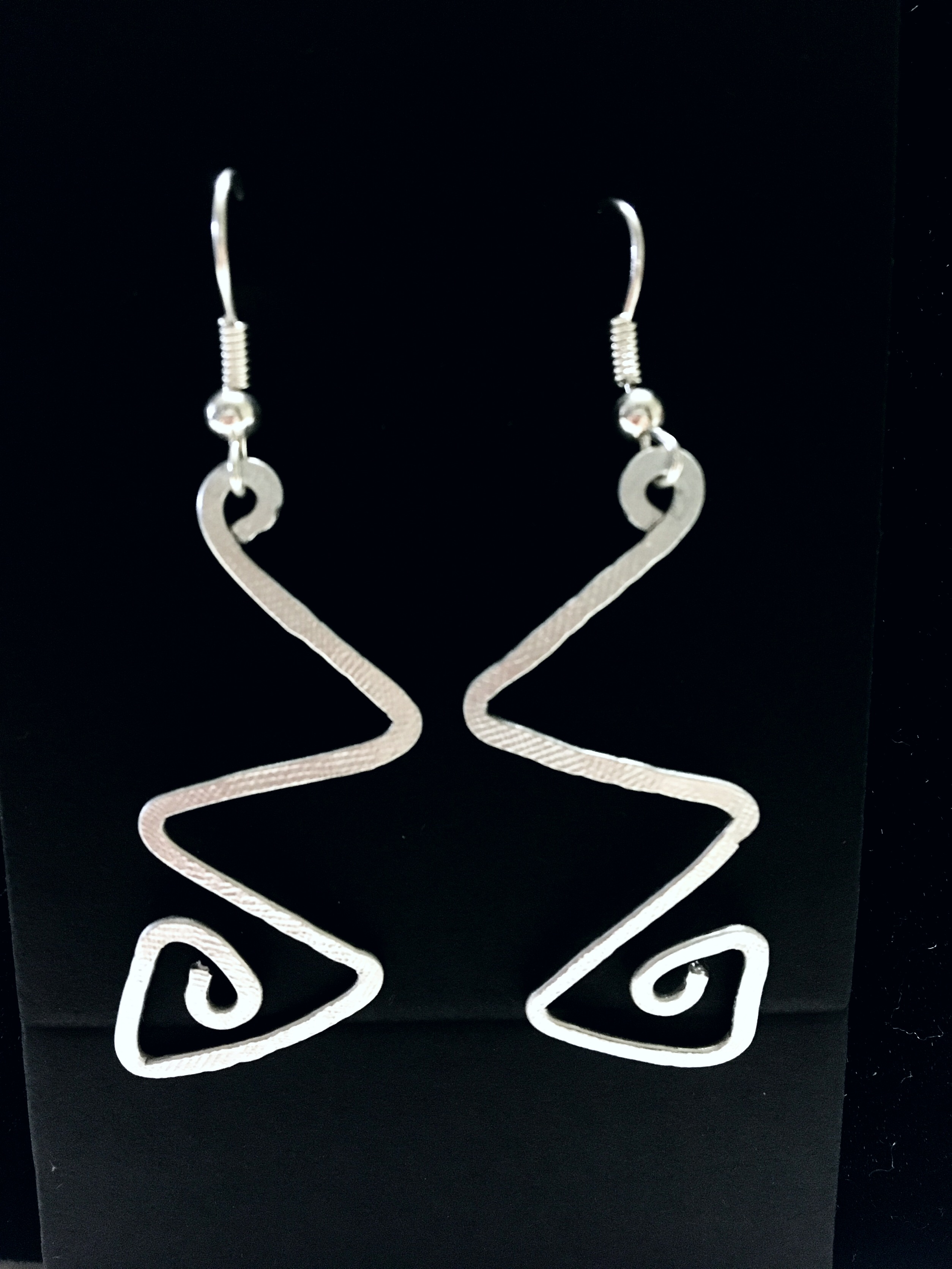 Ethereal Esther Earrings - Zig Zag