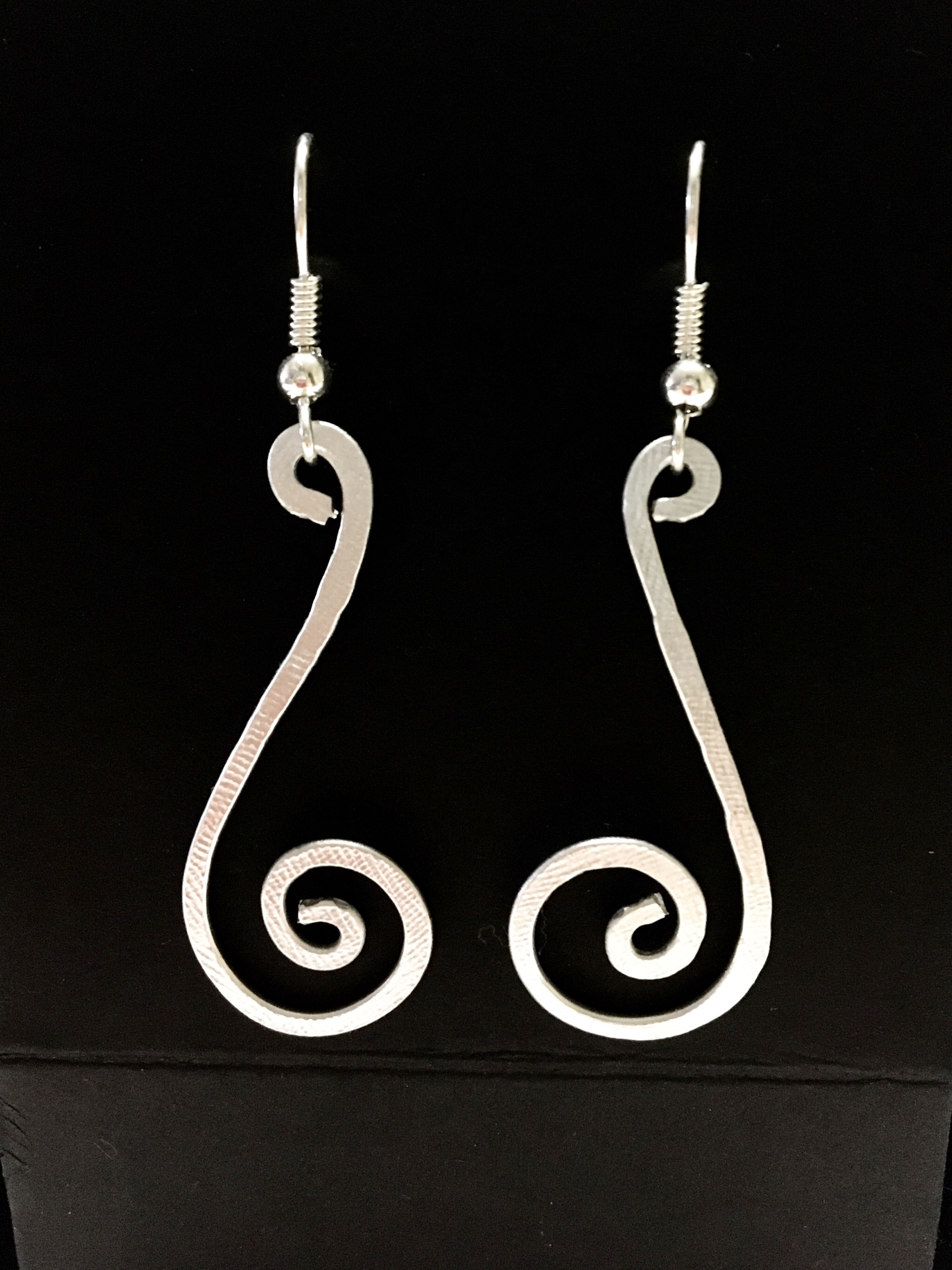 Ethereal Esther Earrings - Simple Swirl