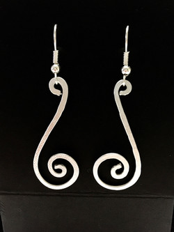 Ethereal Esther Earrings - Simple Swirl