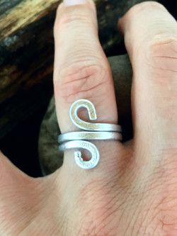 Ethereal Esther Ring - Infinity - Aluminum Silver