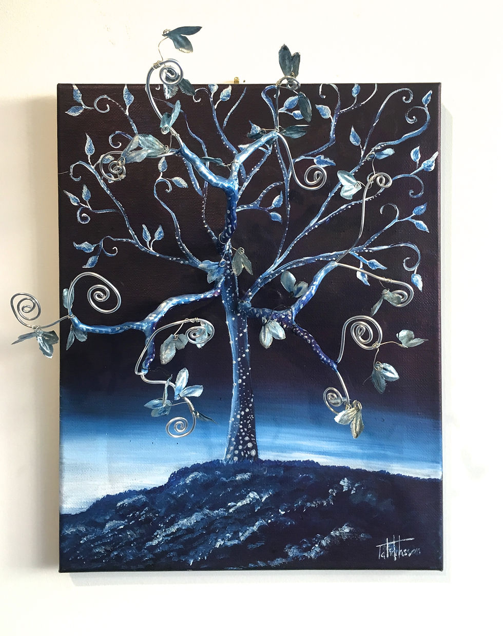 Night Jewelry Tree Painting