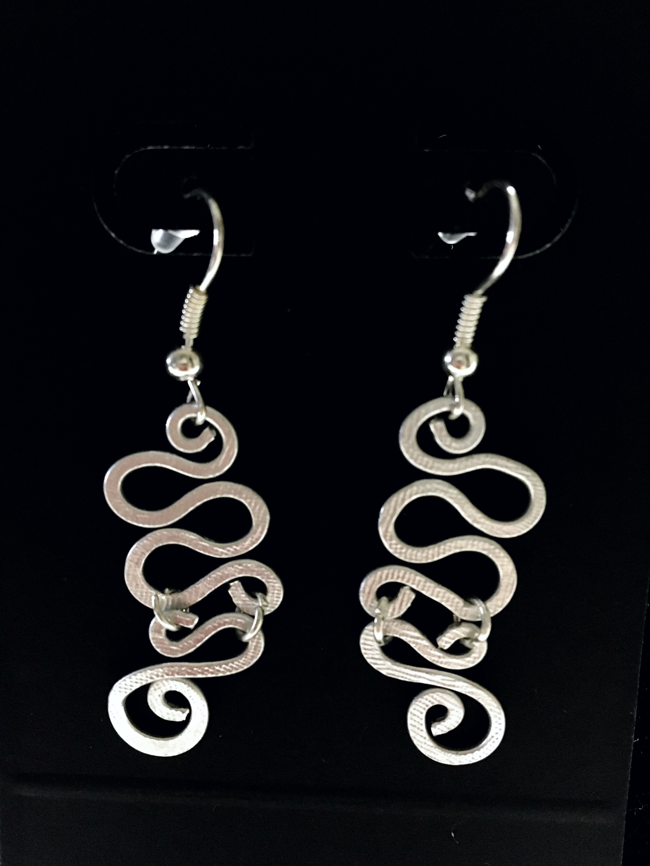 Ethereal Esther Earrings - Long snake